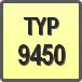 Piktogram - Typ: 9450
